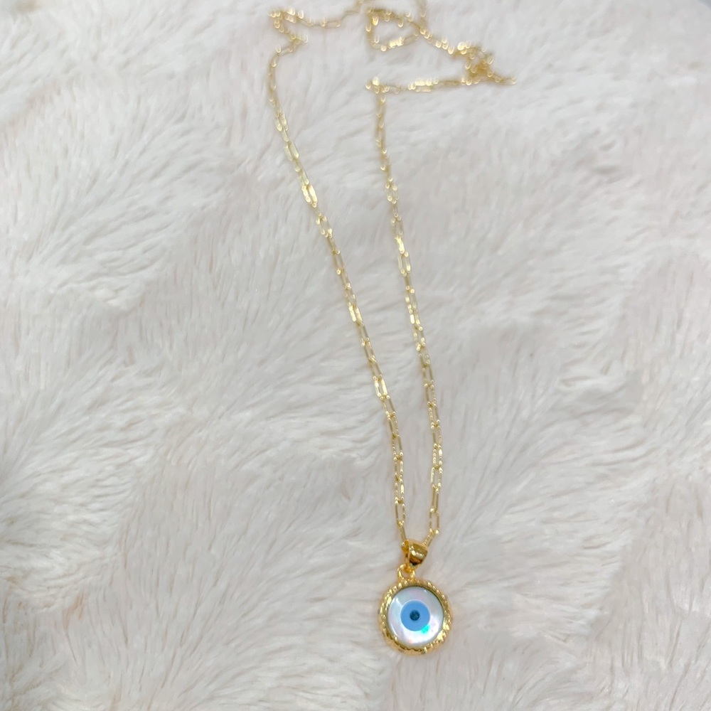 Evil Eye Necklace | 14k Gold Filled - Picture 3 of 6